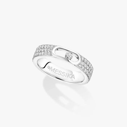 [Panda Jewelry]Move Joaillerie Pave_ Diamond Wedding Ring