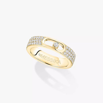 [Panda Jewelry]Move Joaillerie Pave_ Diamond Wedding Ring