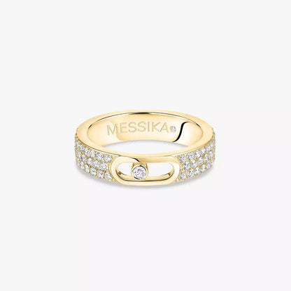 [Panda Jewelry]Move Joaillerie Pave_ Diamond Wedding Ring