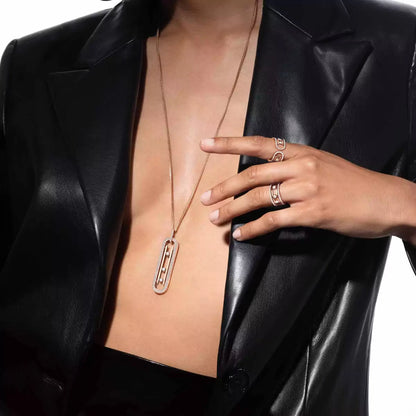 [Panda Jewelry]Move 10th Diamond Ring in Gold