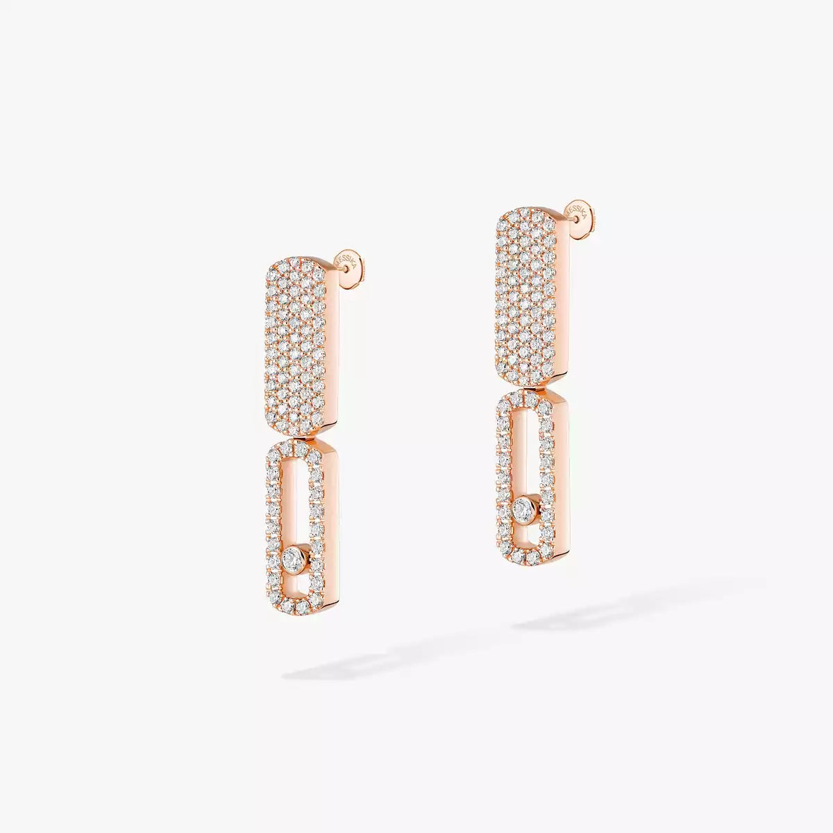 [Panda Jewelry]Imperial Move SM Diamond Earrings