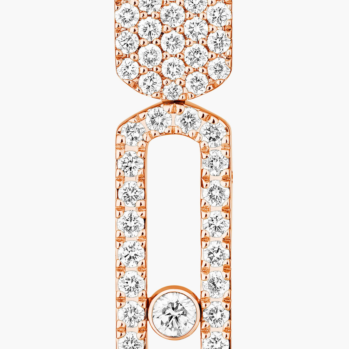 [Panda Jewelry]Imperial Move SM Diamond Earrings
