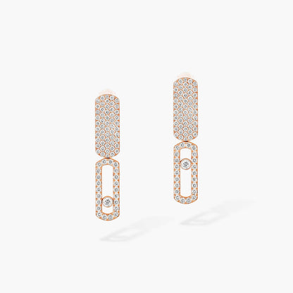 [Panda Jewelry]Imperial Move SM Diamond Earrings