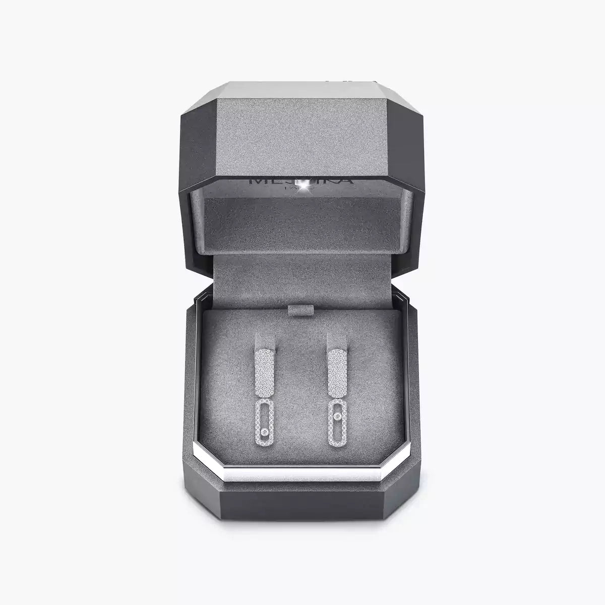 [Panda Jewelry]Imperial Move SM Diamond Earrings