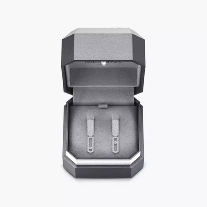 [Panda Jewelry]Imperial Move SM Diamond Earrings