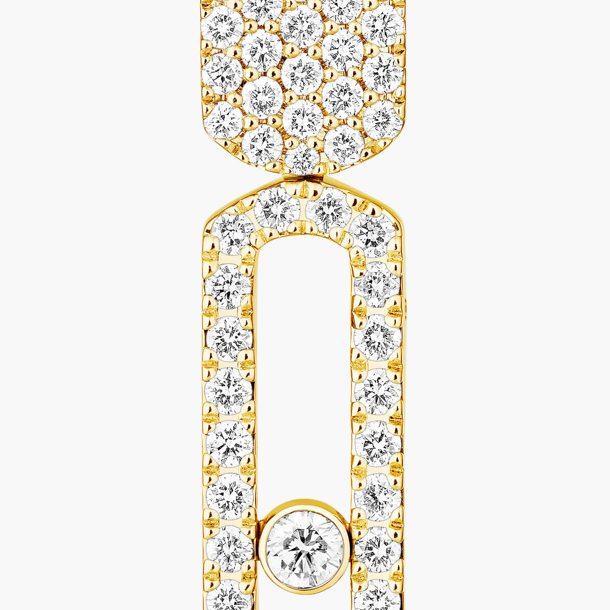 [Panda Jewelry]Imperial Move SM Diamond Earrings