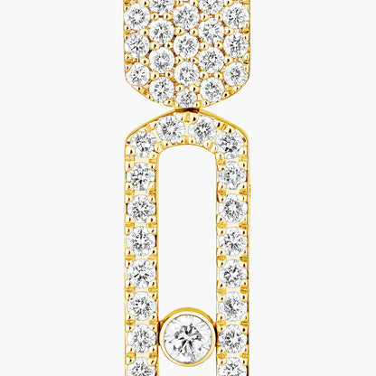 [Panda Jewelry]Imperial Move SM Diamond Earrings