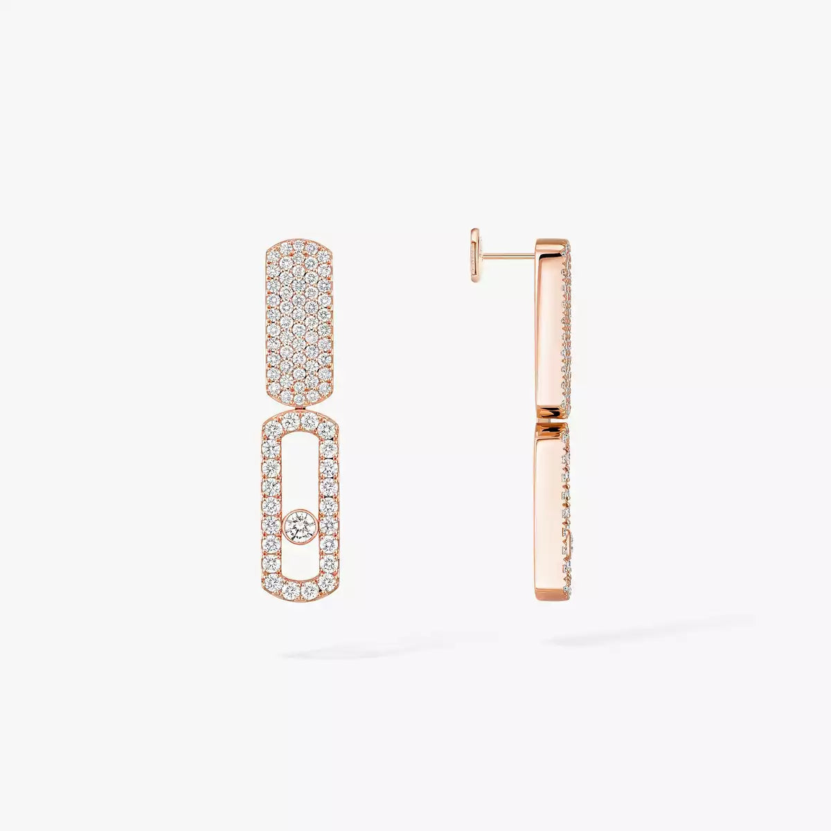 [Panda Jewelry]Imperial Move SM Diamond Earrings