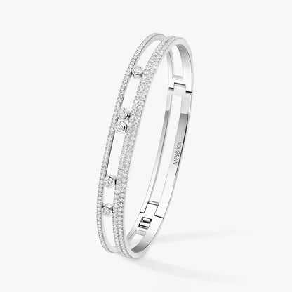 [Panda Jewelry]Move Romane pav茅 bangle