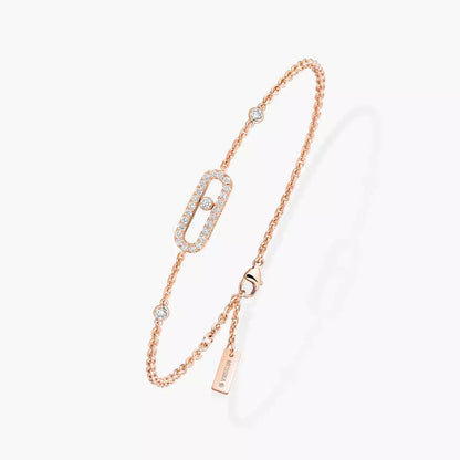 [Panda Jewelry]Move Uno Diamond Bracelet