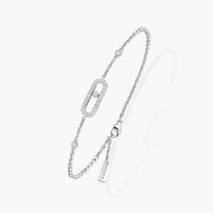 [Panda Jewelry]Move Uno Diamond Bracelet