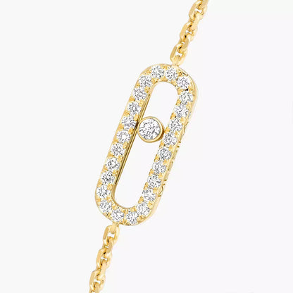 [Panda Jewelry]Move Uno Diamond Bracelet