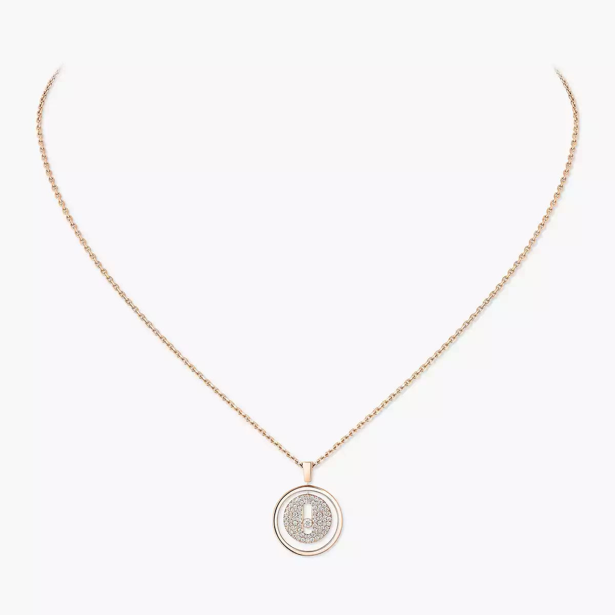 [Panda Jewelry] Lucky Move Diamond Necklace