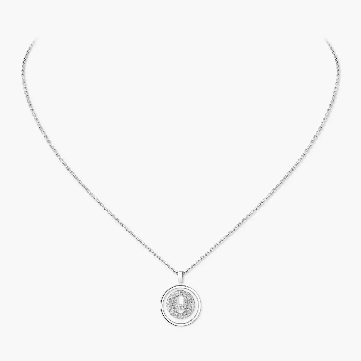 [Panda Jewelry] Lucky Move Diamond Necklace