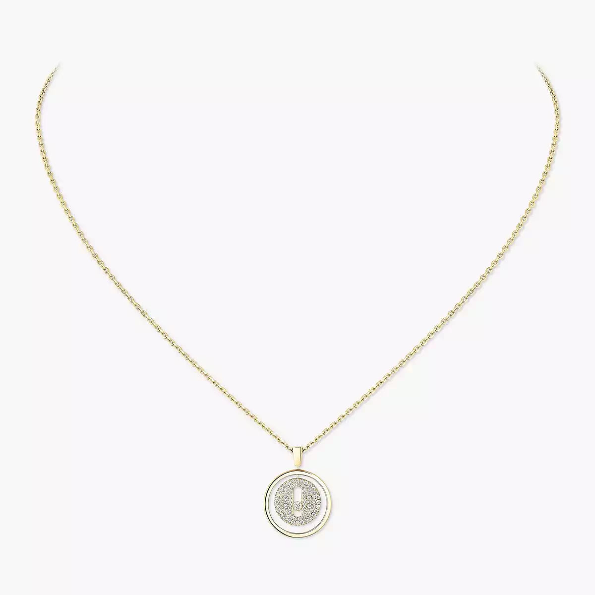 [Panda Jewelry] Lucky Move Diamond Necklace