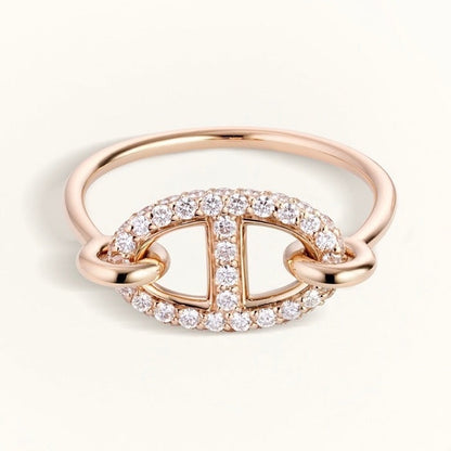 [Panda Jewelry]RONDE SMALL DIAMOND RING