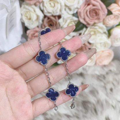 [Panda Jewelry]CLOVER 5 MOTIF PIETERSITE BRACELET COLLECTION