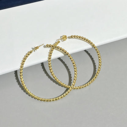 [✨Panda Jewelry💎] SMOOTH BEAD STUD EARRINGS