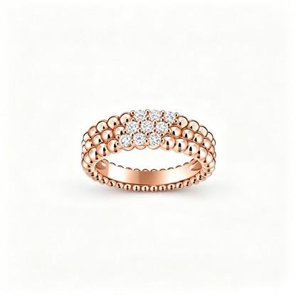 [✨Panda Jewelry💎] THREE-ROW DIAMOND RING
