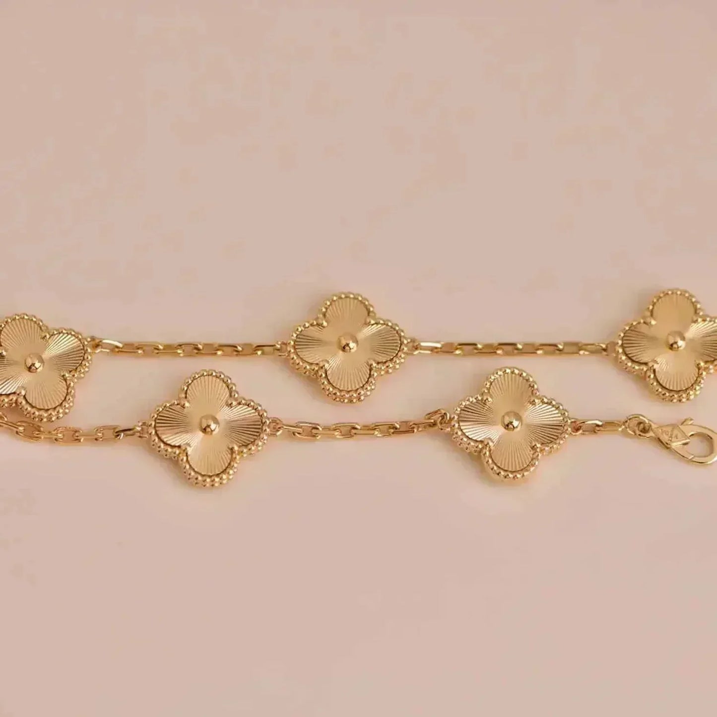 [Panda Jewelry] CLOVER 5 MOTIF LASER BRACELET COLLECTION