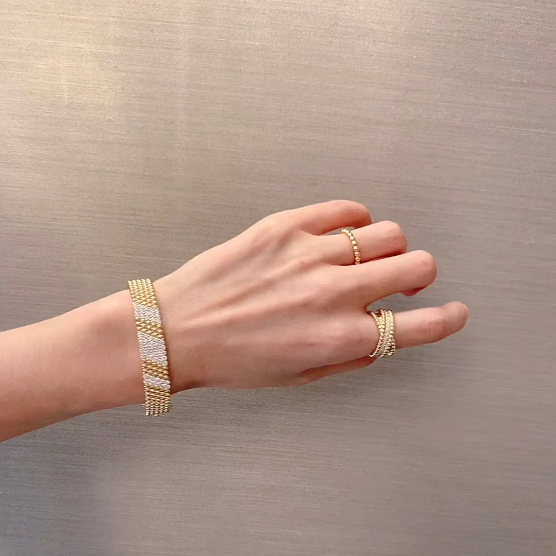 [✨Panda Jewelry💎]  FIVE-ROW DIAMOND BRACELET