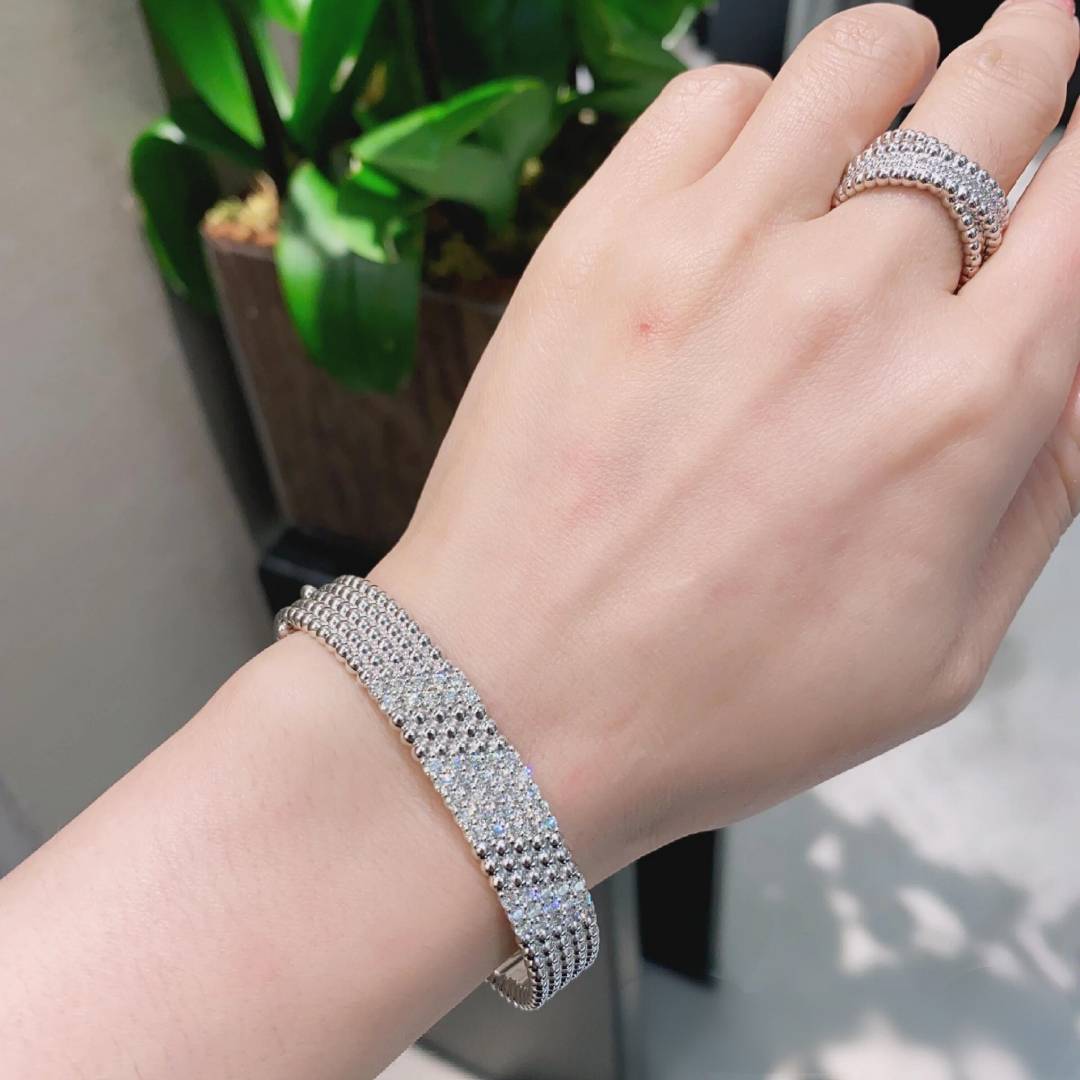 [✨Panda Jewelry💎]  FIVE-ROW DIAMOND BRACELET