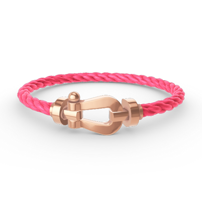 [Panda Jewelry]FORCE LARGE HORSESHOE NO DIAMOND BRACELET ROSE GOLD