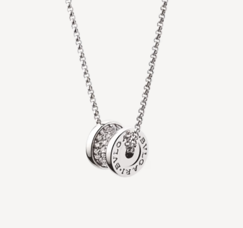 [Panda Jewelry]ZERO 1 SILVER DIAMOND NECKLACE