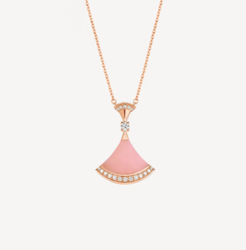 [Panda Jewelry]DREAM NECKLACE PINK OPAL