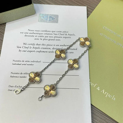 [Panda Jewelry] CLOVER 5 MOTIF LASER BRACELET COLLECTION
