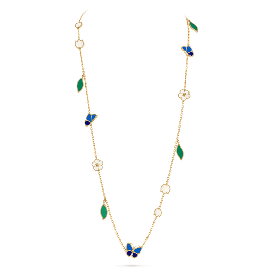 [Panda Jewelry] 26 NEW CLOVER 15 MOTIFS LUCKY NECKLACE