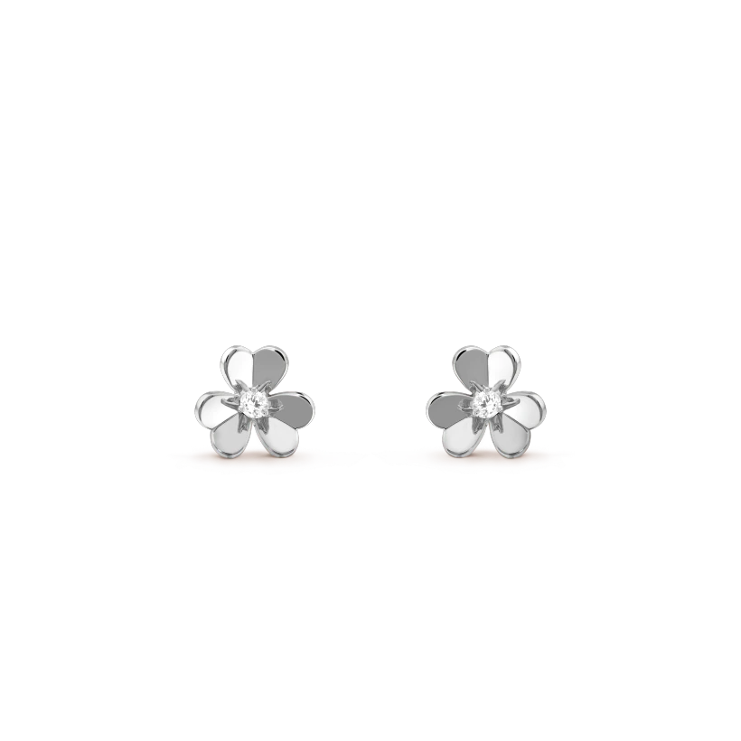 [Panda Jewelry]FRIVOLE MINI SILVER FLOWER EARRINGS