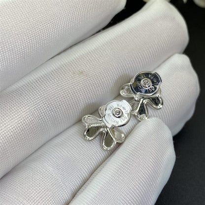 [Panda Jewelry]FRIVOLE MINI SILVER FLOWER EARRINGS