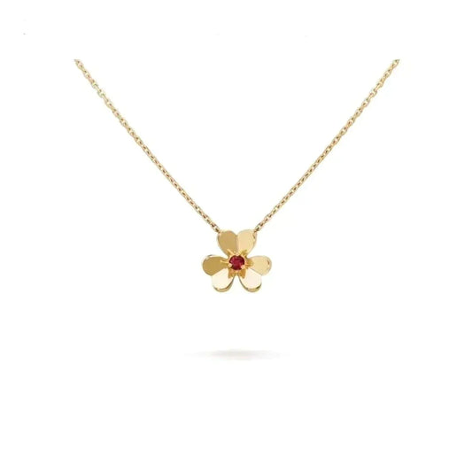 [Panda Jewelry]FRIVOLE GOLD FLOWER NECKLACE