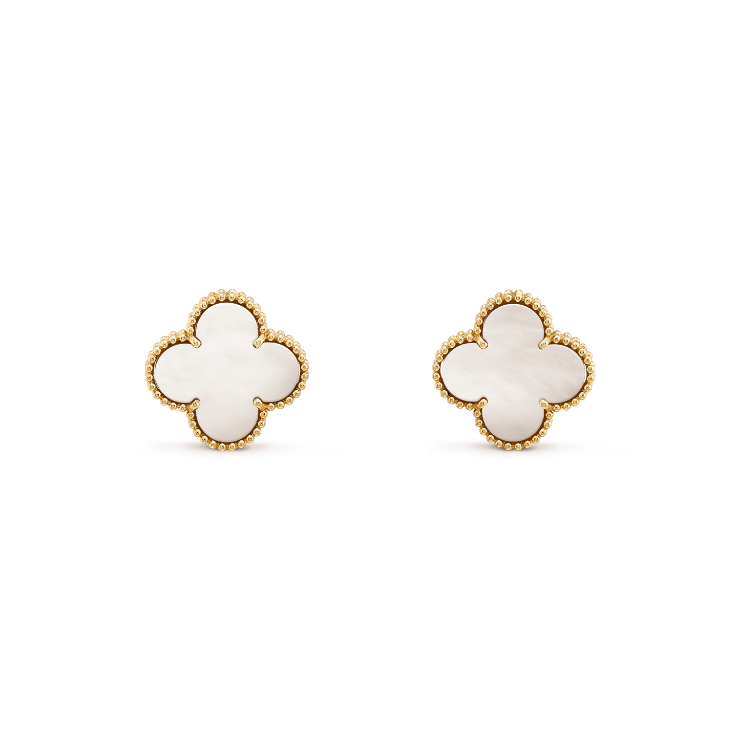 [Panda Jewelry]CLOVER MINI GOLD EARRINGS