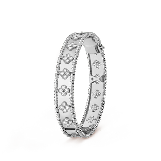 [Panda Jewelry]CLOVER BRACELET 8MM DIAMONDS