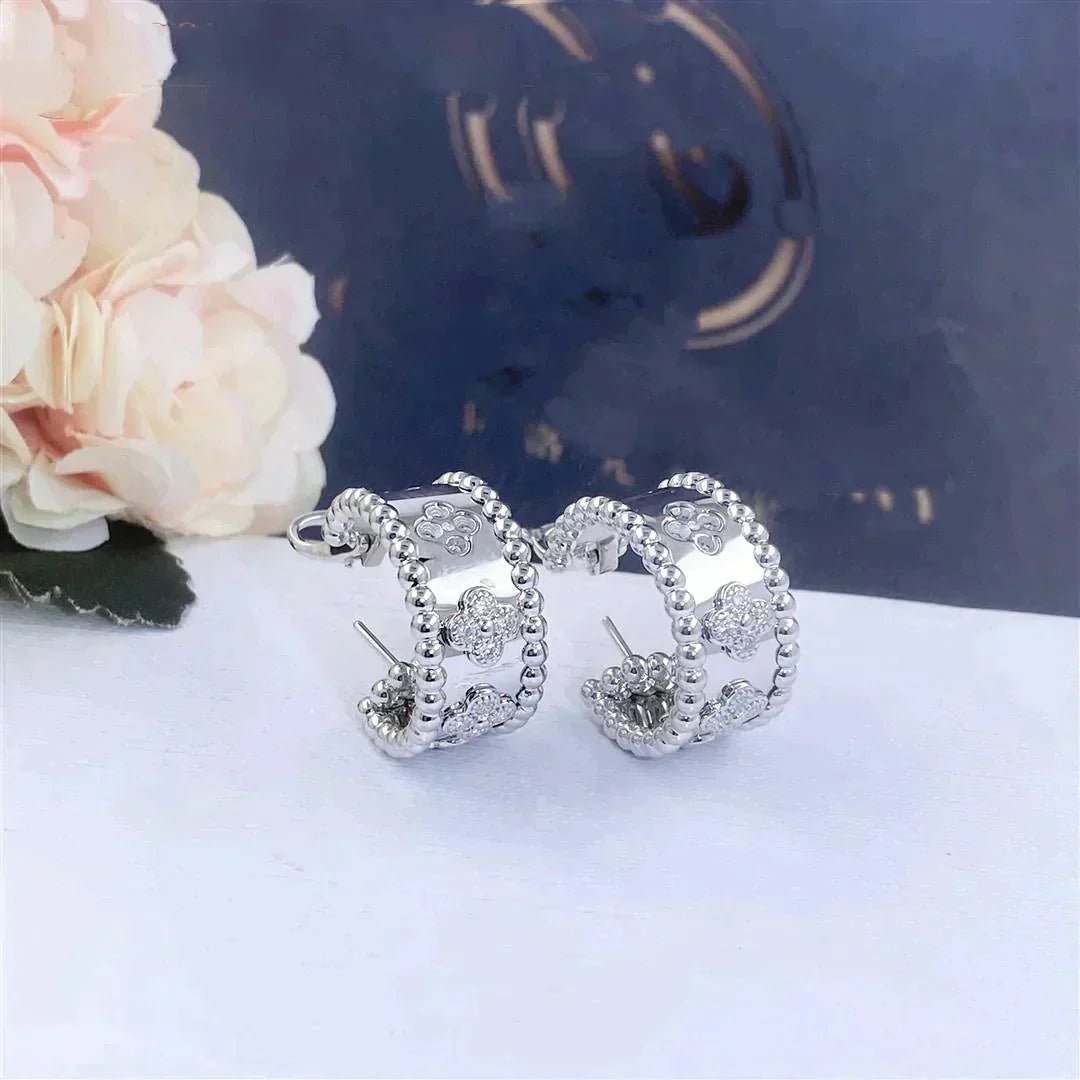 [Panda Jewelry]PERLEE DIAMOND EARRINGS