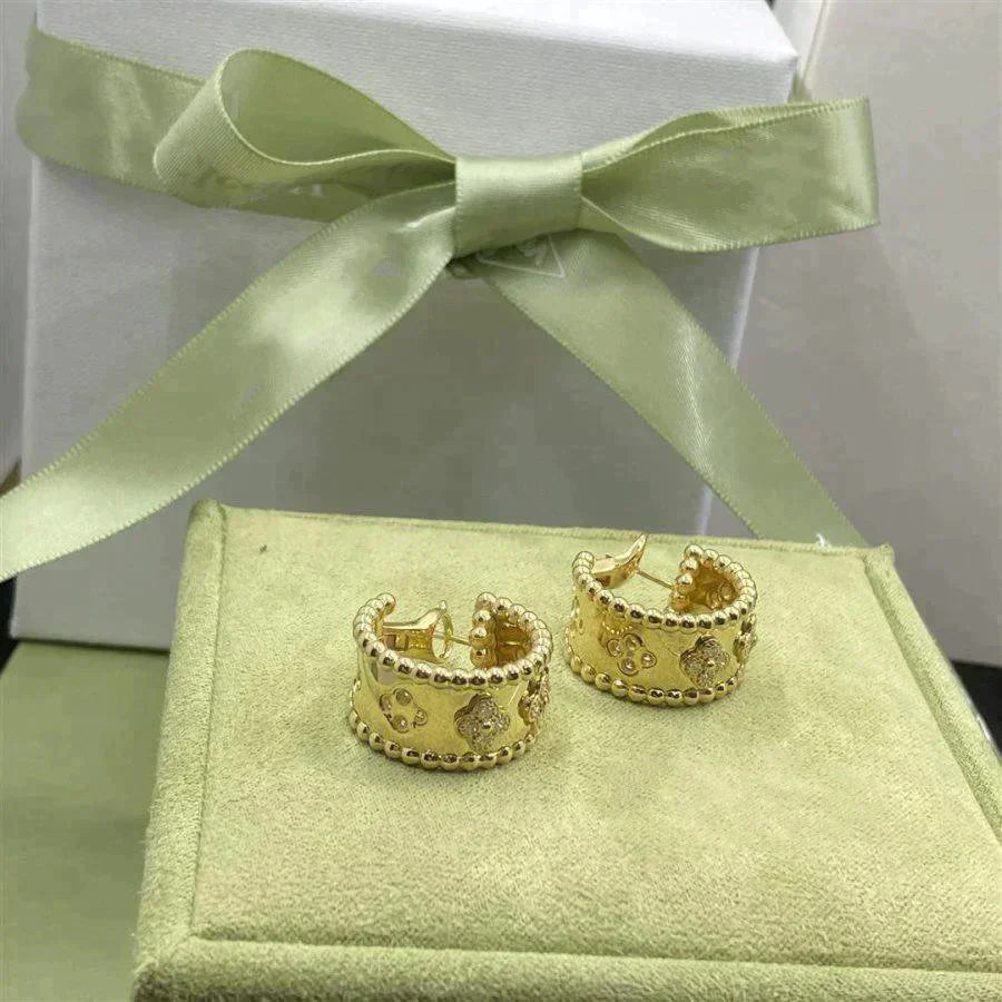 [Panda Jewelry]PERLEE DIAMOND EARRINGS