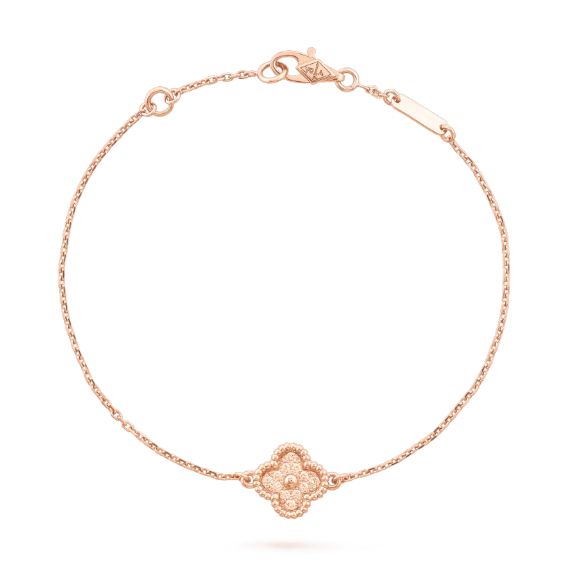 [Panda Jewelry]CLOVER SINGLE FLOWER BRACELET