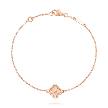 [Panda Jewelry]CLOVER SINGLE FLOWER BRACELET