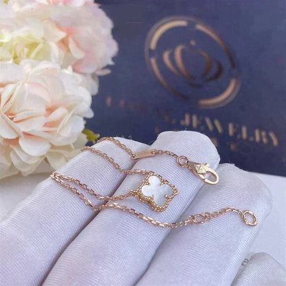 [Panda Jewelry]CLOVER WHITE MOP SINGLE FLOWER BRACELET