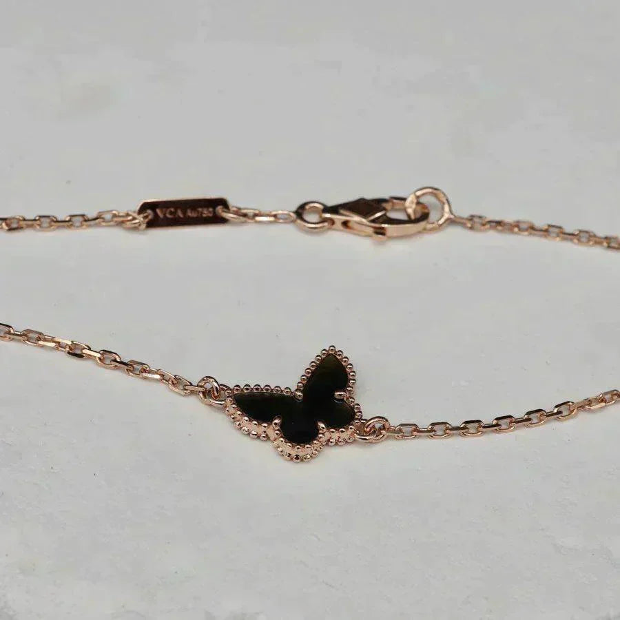 [Panda Jewelry]BUTTERFLY ONYX  BUTTERFLY BRACELET