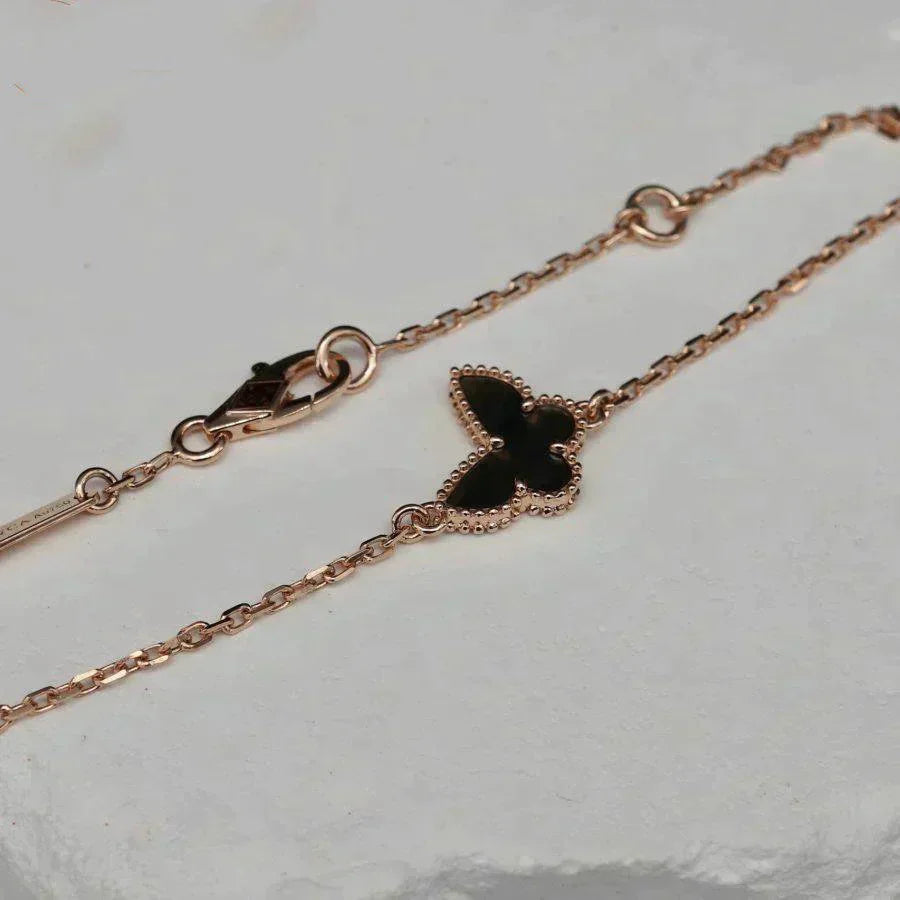 [Panda Jewelry]BUTTERFLY ONYX  BUTTERFLY BRACELET