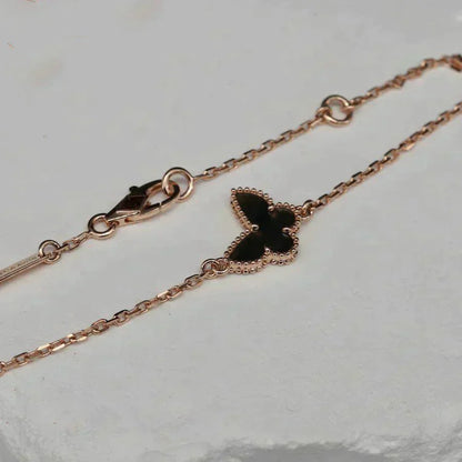 [Panda Jewelry]BUTTERFLY ONYX  BUTTERFLY BRACELET
