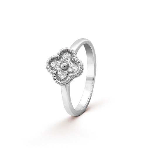 [Panda Jewelry]CLOVER DIAMOND RING
