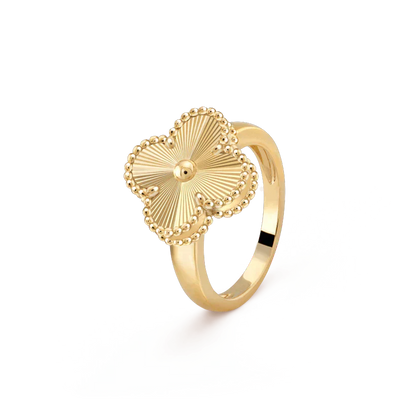 [Panda Jewelry]CLOVER GOLD RING