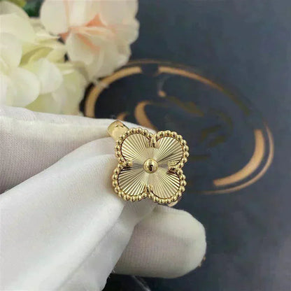 [Panda Jewelry]CLOVER GOLD RING