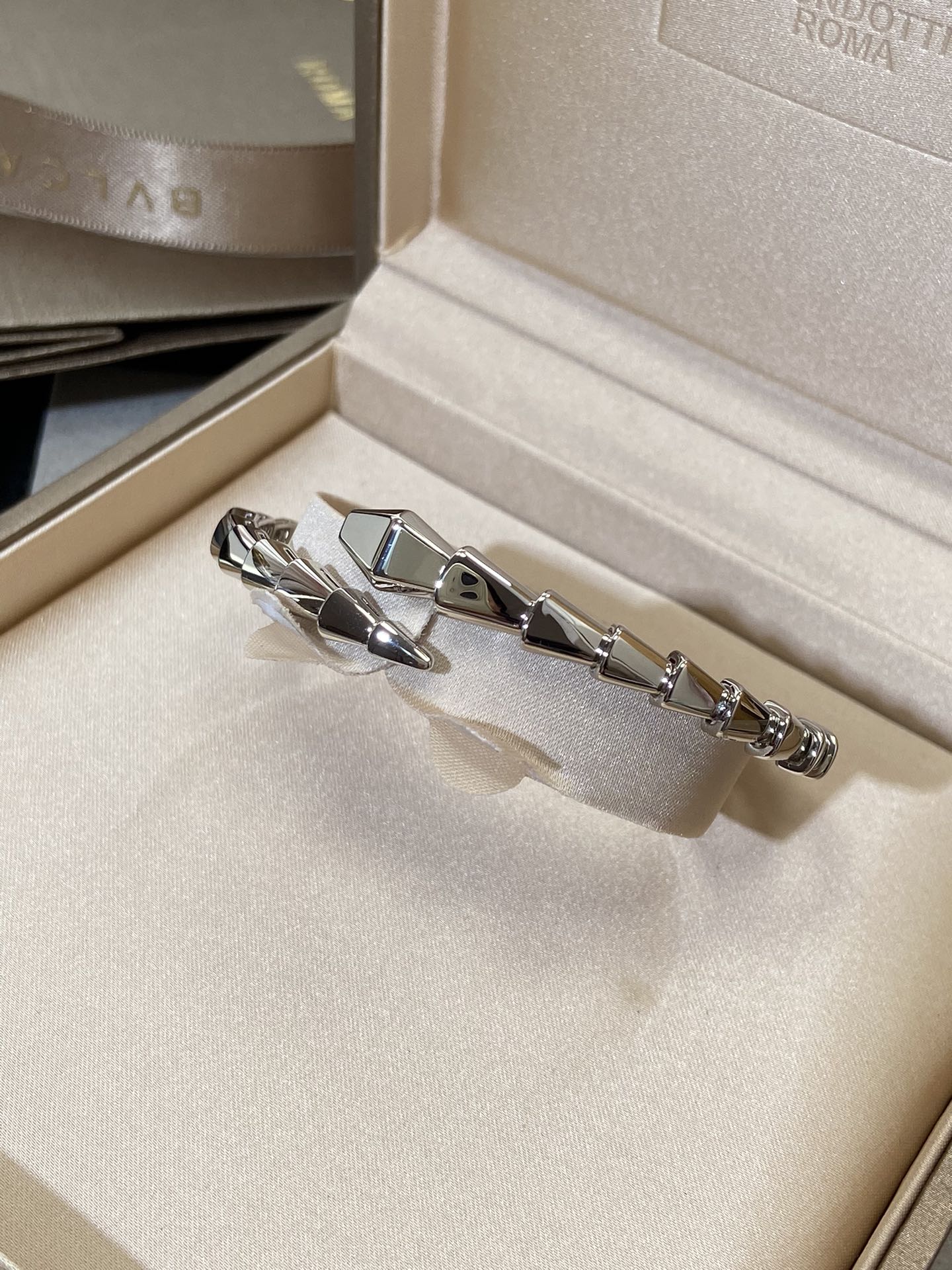 [Panda Jewelry]SERPENTI VIPER SILVER BRACELET