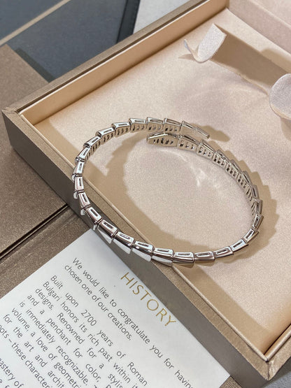 [Panda Jewelry]SERPENTI VIPER SILVER BRACELET