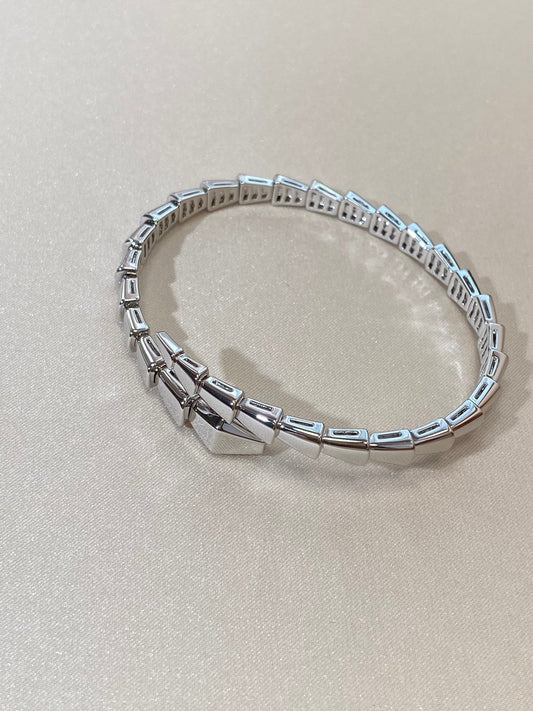 [Panda Jewelry]SERPENTI VIPER SILVER BRACELET
